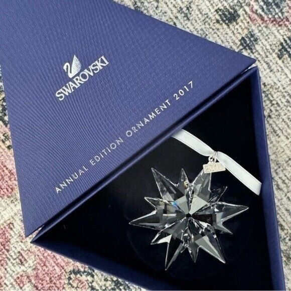Swarovski Christmas Crystal Ornament 2017 Annual Edition NIB